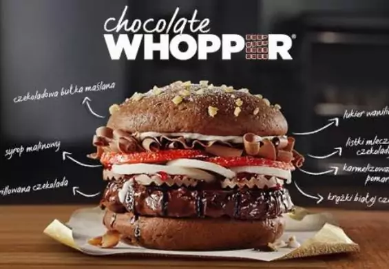 Słodki Whooper z grillowaną czekoladą. Burger King, wkręcasz nas?