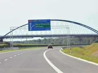 Istniejąca autostradowa obwodnica Mińska Mazowieckiego