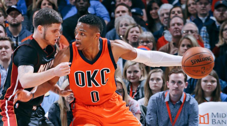 Westbrook pályafutása 24. tripla-dupláját érte el /Fotó: Facebook/Oklahoma City Thunder