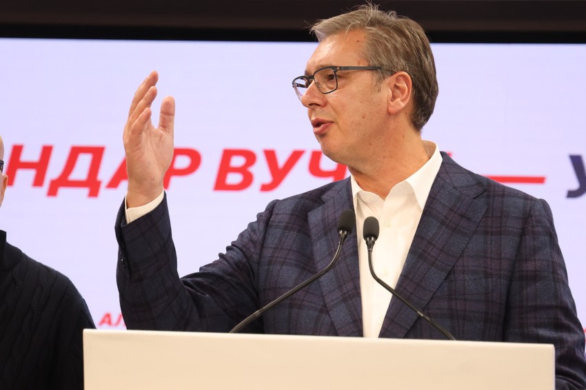 Aleksandar Vučić Izborni štab Srpske napredne stranke