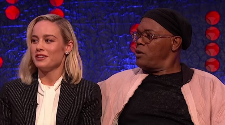 Brie Larson és Samuel L Jackson / Fotó: Youtube