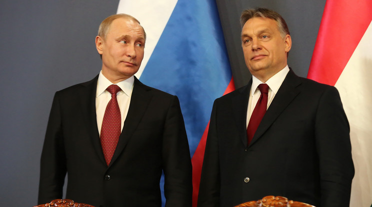 Vlagyimir Putyin és Orbán Viktor /Fotó: Fuszek Gábor