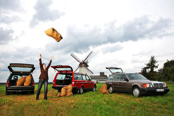 Mercedes W124,Opel Omega i Volvo 240: kombi marzeń sprzed lat!