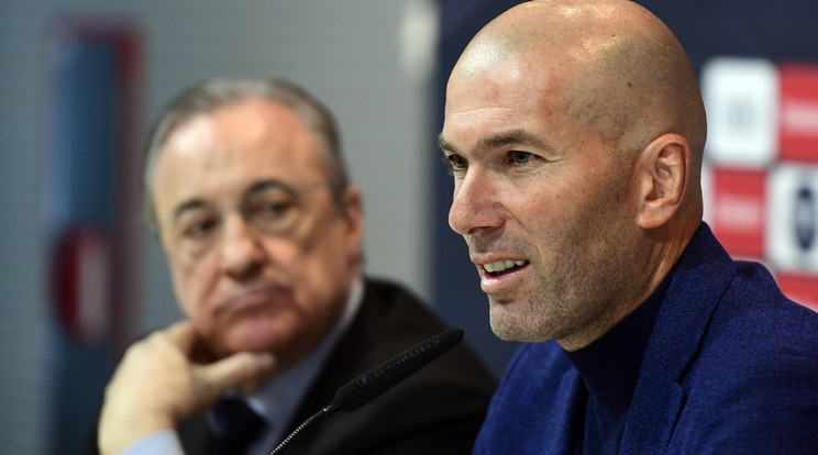 Zidane lemondott / Fotó: AFP