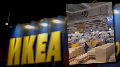 Rosjanie szturmują sklep IKEA. "Jak walka o karpia w Lidlu" [WIDEO]