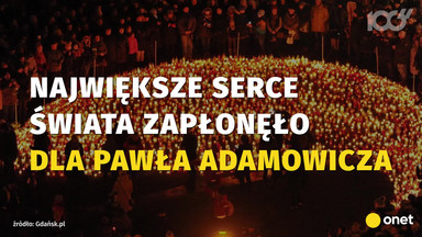 Żona Pawła Adamowicza apeluje do Owsiaka. Zapłonęło serce świateł dla zamordowanego prezydenta Gdańska