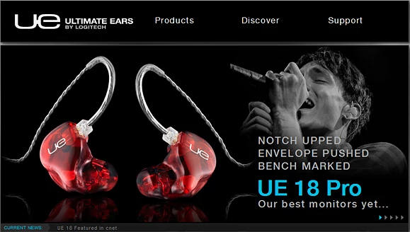 Ultimate Ears została niedawno kupiona przez firmę Logitech