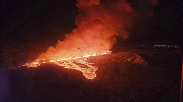 Az elmúlt hónapok legerősebb vulkánkitörése sújtott le Izlandra / Illusztráció: Northfoto