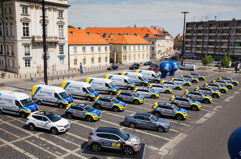 Hyundai przekazał flotę na Tour de Pologne
