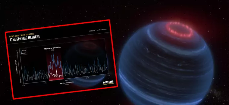 Kosmiczny Teleskop Jamesa Webba uchwycił tajemniczą zorzę polarną nad nieudaną gwiazdą