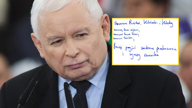 Co można wyczytać z charakteru pisma Jarosława Kaczyńskiego? Ekspertka mówi o tzw. piśmie patologicznym