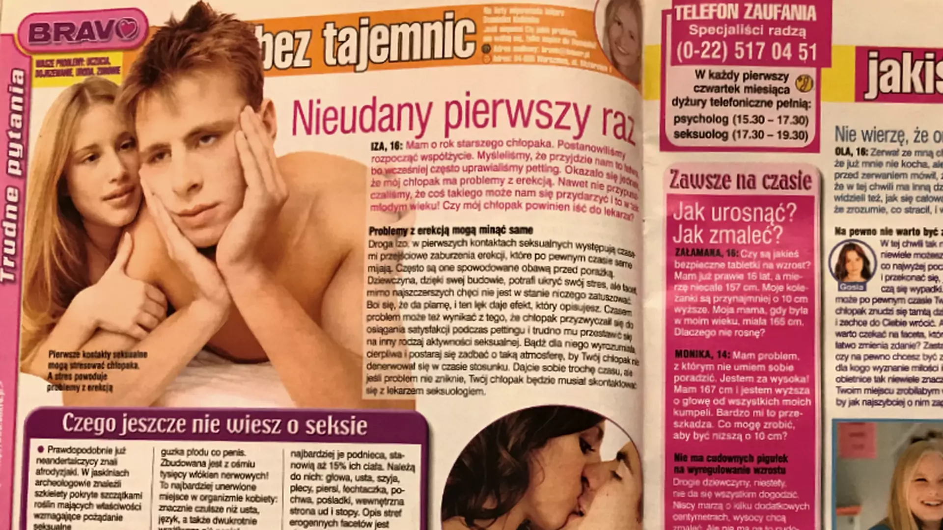 Czego nauczyłem się o seksie z "Bravo"? "Trudne pytania" tłumaczyły seks lepiej niż szkoła