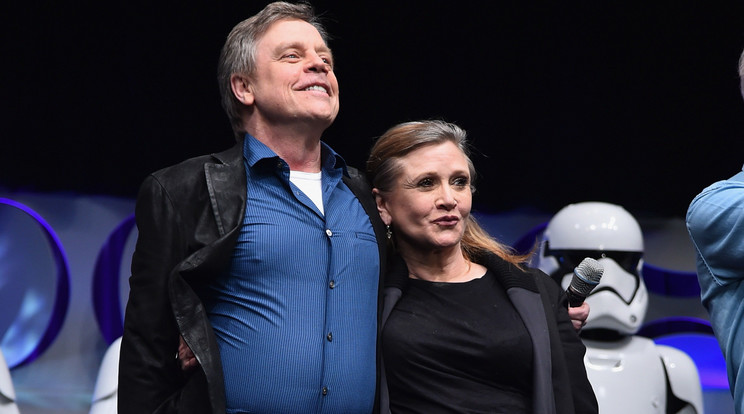 Mark Hamill ölelte a karcsúbb Carrie Fishert egy közönségtalálkozón / Fotó: EuropressGettyImages