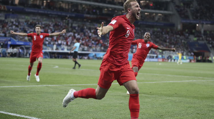 Harry Kane duplája hozta a győzelmet az angoloknak / Fotó: MTI/AP/Thanászisz Sztavrakisz