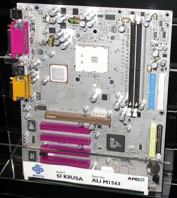 Przykładowa płyta główna przeznaczona dla procesora Athlon 64