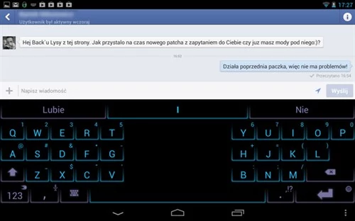 SwiftKey dla tabletów (na zrzucie ekranu) to odrębna aplikacja za którą musimy oddzielnie zapłacić. Tymczasem Swype to jedna uniwersalna i tańsza appka