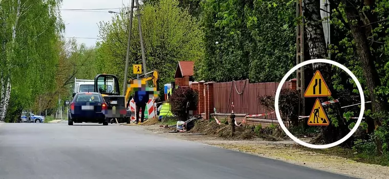 Kierownik budowy ukarany mandatem. "Myślałem, że może tak być"