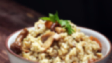 Pyszne, proste i pożywne - risotto z grzybami