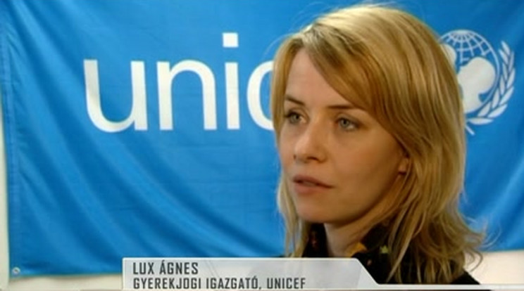 Lux Ágnes, az UNICEF Magyar Bizottságának gyermekjogi igazgatójá / Fotó: TV2