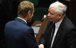 Bitwa o Kraków. Kandydaci zapytani o Jarosława Kaczyńskiego i Donalda Tuska. "Jedno słowo? Muszą być dwa"