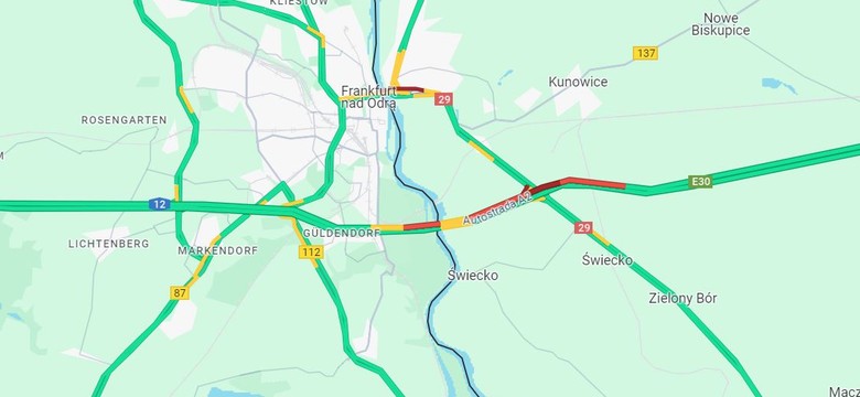 Duży korek na polsko-niemieckiej granicy. Powodem działania niemieckich pograniczników