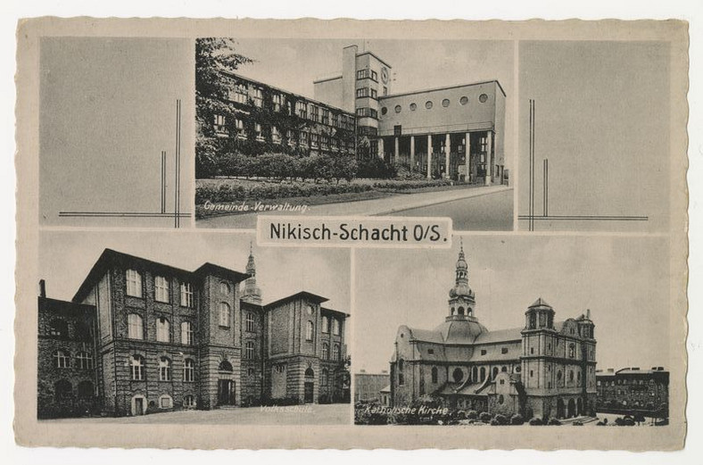 Nikiszowiec - pocztówka z okresu II wojny światowej