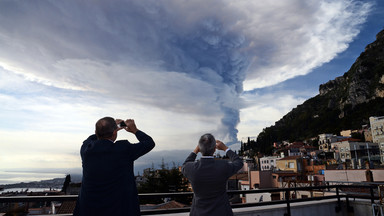 Przebudzenie wulkanu Etna na Sycylii