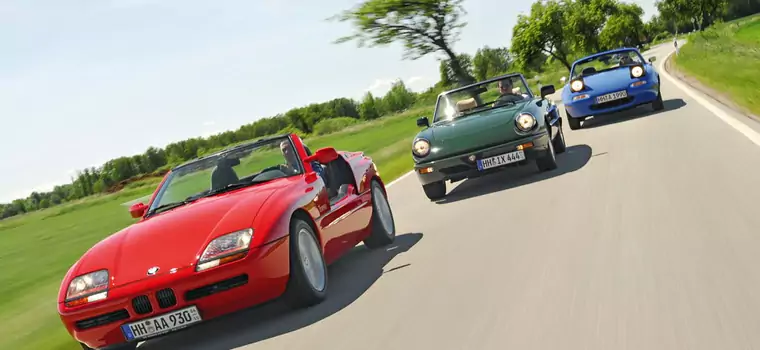 Roadstery lat 80. - Mazda MX-5 kontra Alfa Romeo Spider i BMW Z1