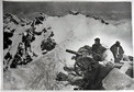 Włoscy żołnierze podczas "Białej Wojny" w Alpach