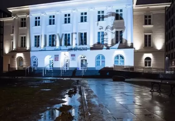 Podobizna ministra "od wycinania drzew" wyświetlona na budynkach w Warszawie. Greenpeace atakuje głupotę