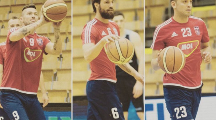 A Videoton futballistái a kosárlabdával is jól bánnak/Fotó: Instagram