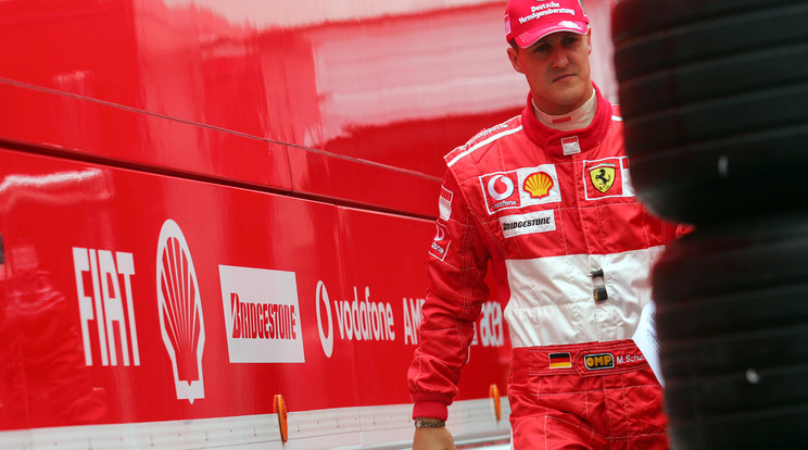 Michael Schumacher 2006-ban, a Magyar nagydíjon / Fotó: Ringier archívum