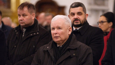 Kaczyński, Morawiecki i ministrowie na mszy świętej w intencji Jadwigi Kaczyńskiej