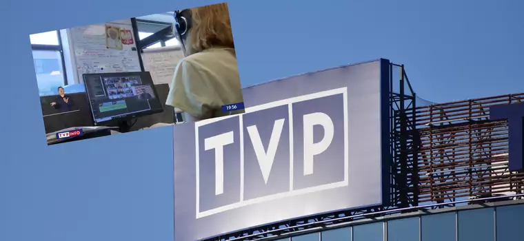 Wpadka TVP. Telewizja pokazała hasła... zapisane mazakiem na tablicy