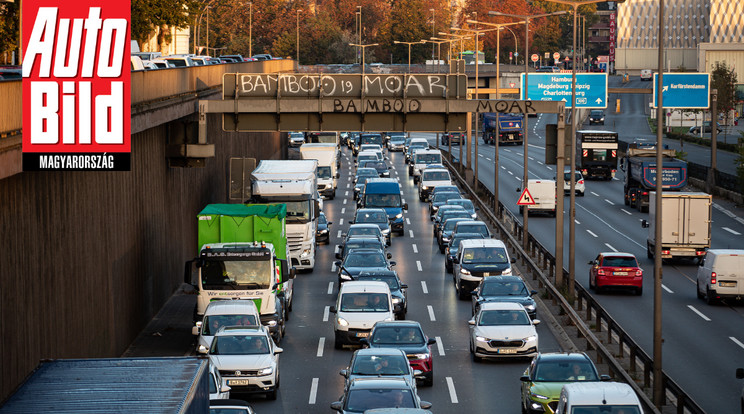 Ezt jelentik a titokzatos jelzések a német autópályán / Fotó: Northfoto