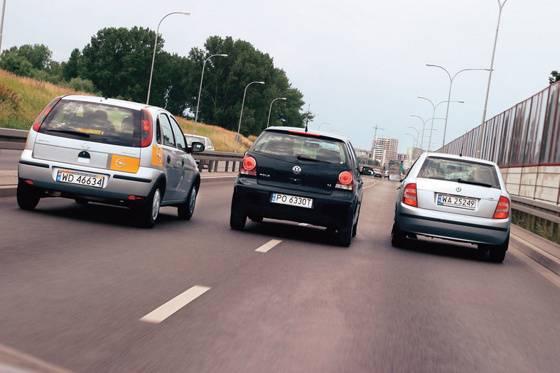 Którego malucha wybrać? Opel Corsa C kontra Skoda Fabia I i Volkswagen Polo IV