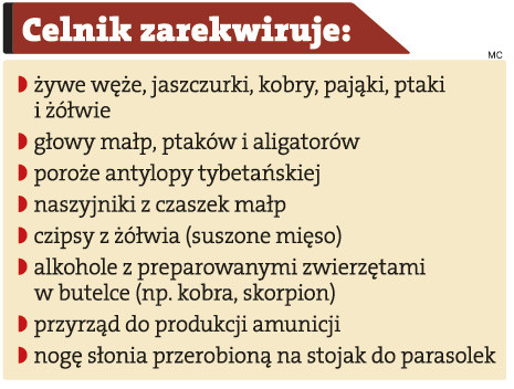 Zobacz co celnik zarekwiruje