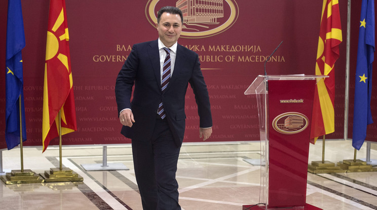 Nikola Gruevszki volt macedón 
kormányfőnek 
van oka az örömre. Hazája hiába 
kérte tegnap kiadatását, zavartalanul élhet 
Magyarországon / Fotó: MTI/EPA - Georgi Licovski