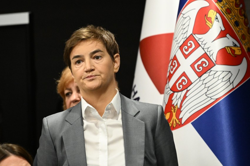 Ana Brnabić, konferencija za novinare, SNS