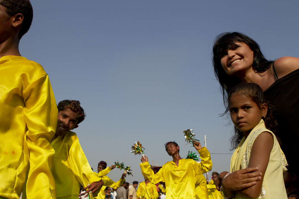 Iwona Pavlović w Indiach