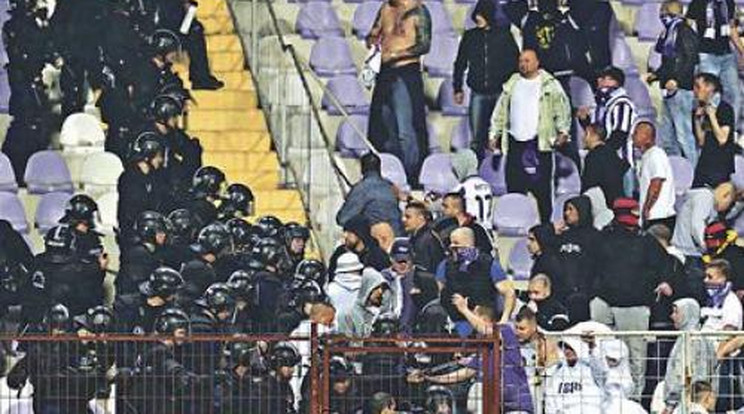 Félmilliós kár az újpesti stadionban