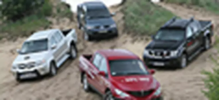 SsangYong Actyon Sports, Toyota Hilux, Mitsubishi L200, Nissan Navara - Który los okaże się szczęśliwy?