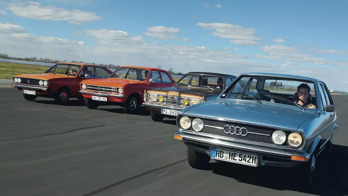 Klasa średnia lat 70. - Audi 80 kontra Volkswagen Passat, Opel Ascona i Ford Taunus