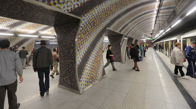 Nem jár a 4-es metró baleset miatt /Fotó: Gy. Balázs Béla