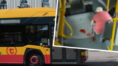 Niebezpieczna sytuacja w autobusie. Kierowca ruszył na pomoc zakrwawionej kobiecie