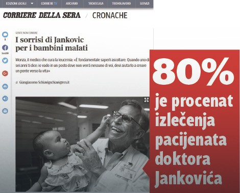 Italijanski mediji pisali su o dr Jankoviću