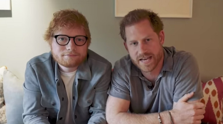 Ed Sheeran és Harry herceg / Fotó: Youtube