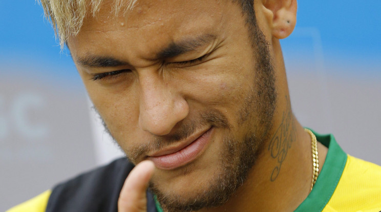 Neymar /Fotó: MTI - EPA - Robert Ghement