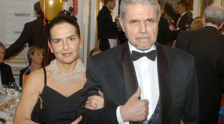 Oszter Sándor és felesége, Failoni Donatella /Fotó: DFP