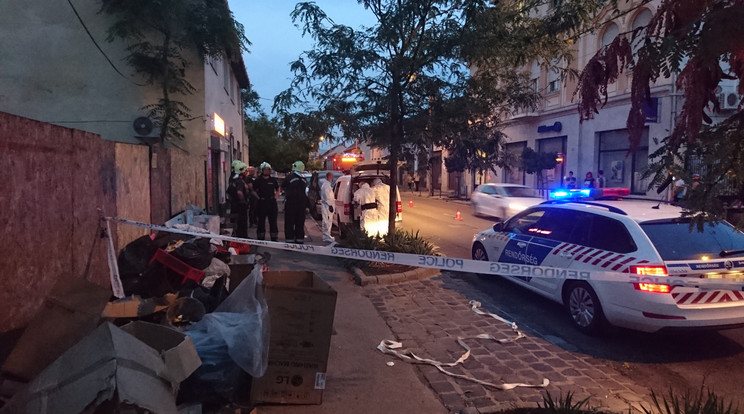 Két holttestet találtak Budapesten /Fotó: Blikk